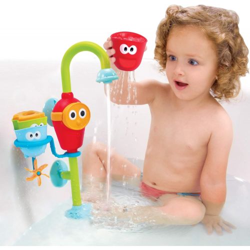  Yookidoo Baby Bath Toy - Flow N Fill Spout - 3 Stackable Cups and Automated Spout