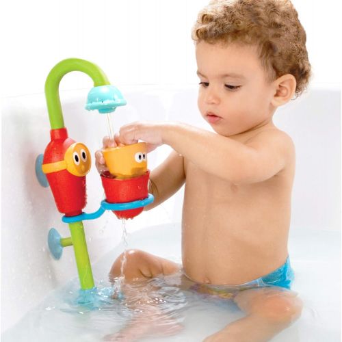  Yookidoo Baby Bath Toy - Flow N Fill Spout - 3 Stackable Cups and Automated Spout