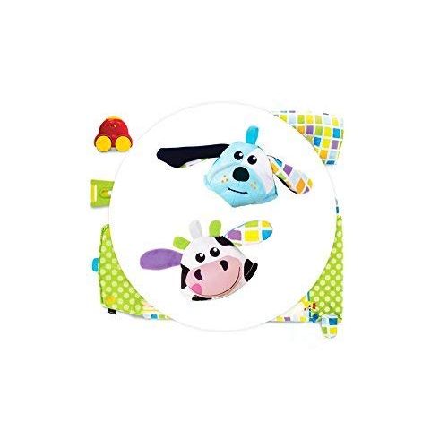  [아마존베스트]Baby Tummy Time Mat by Yookidoo. Newborn Musical Playmat & Outdoor Gym. Pillow, Teething...