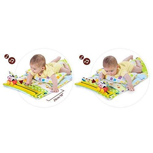  [아마존베스트]Baby Tummy Time Mat by Yookidoo. Newborn Musical Playmat & Outdoor Gym. Pillow, Teething...