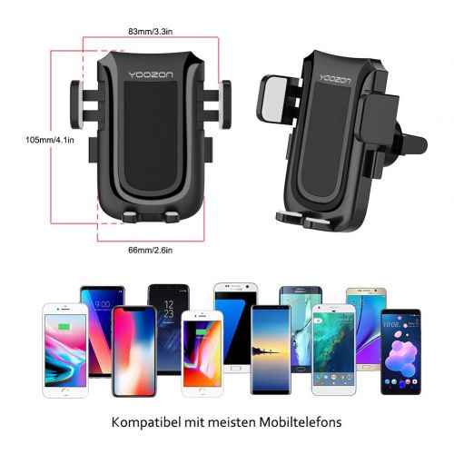  [아마존 핫딜]  [아마존핫딜]Yoozon yoozon Handyhalterung Auto Lueftung, 360°Drehbar Auto Handyhalter, Smartphone KFC Halterung fuer iPhone XS MAX/XR/XS/X/ 8/ 8Plus/ 7/ 7Plus,Samsung Galaxy s10/S9/S8/S7/ und Fast Jede