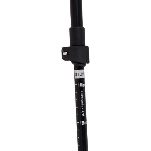  York Nordic 2 Piece Adjustable Trekking/Walking Poles - Lightweight - 6 Color Options - Choice of Grips - 2 Poles, Tips & Bag