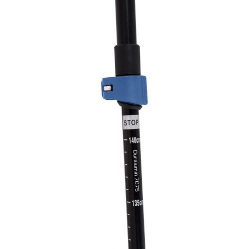  York Nordic 2 Piece Adjustable Trekking/Walking Poles - Lightweight - 6 Color Options - Choice of Grips - 2 Poles, Tips & Bag