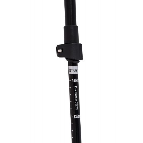  York Nordic 2 Piece Adjustable Trekking/Walking Poles - Lightweight - 6 Color Options - Choice Grips - 2 Poles, Tips & Bag