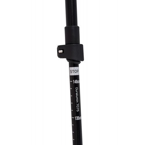  York Nordic Pink Walking Poles - Lightweight, Adjustable, and Collapsible - 2 Poles w/Rubber feet and Travel Bag