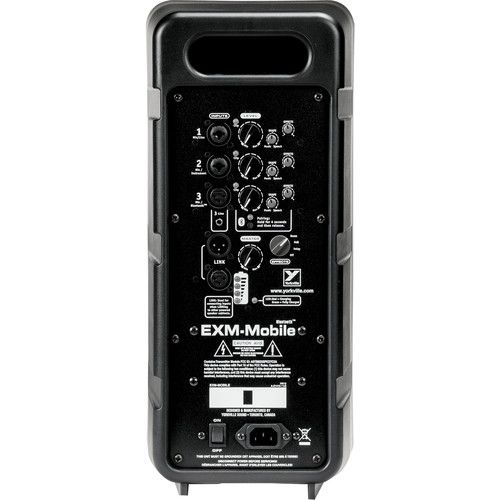  Yorkville Sound EXM-Mobile - Excursion Series Battery-Powered PA Speaker with Bluetooth