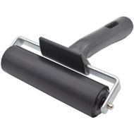 Yorwe Rubber Roller, Ideal for Anti Skid Tape Construction Tools, Print, Ink and Stamping Tools (4-Inch, Black)