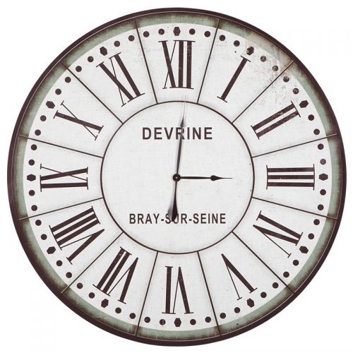  Yosemite Home Decor 47.25 in. Wood Framed Wall Clock