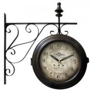 Yosemite Home Decor 16 in. Clock on Wall Bracket