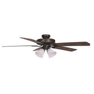 Yosemite Home Decor PATTERSON2-ORB-4 52-Inch Ceiling Fan in Oil rubbed Bronze Finish with 4 Light outdoor, Oil Rubbed Bronze