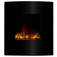 Yosemite Home Decor DF-EFP400 Fantasy Electric Fireplace, Sleek Black