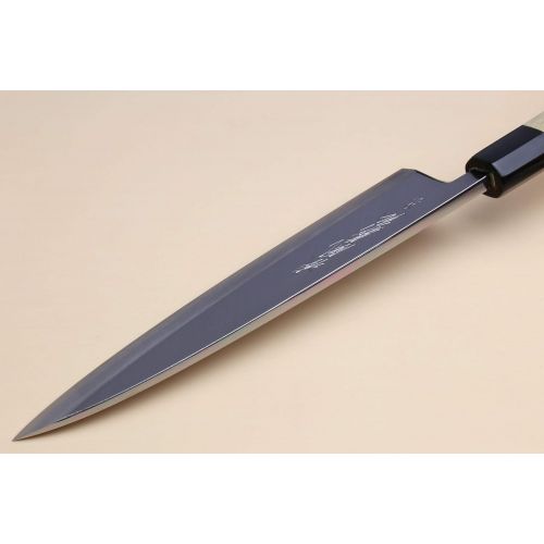  Yoshihiro Hongasumi Blue Steel Mioroshi Filet Sushi Sashimi Japanese Knife Magnolia Handle (8.25/210mm)