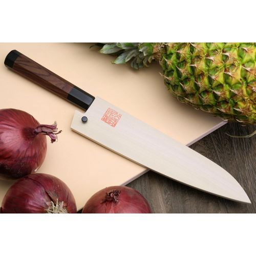  YOSHIHIRO Ice Hardened High Carbon Stainless Steel Wa Gyuto Japanese Chef Knife 9.5 (240mm)