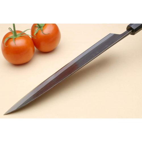  Yoshihiro Kurouchi Black-Forged Blue Steel Stainless Clad Gyuto Chefs Knife (9.5 (240mm) & No Saya)