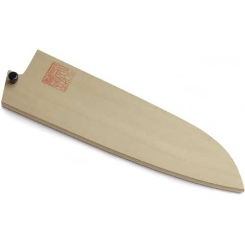  Yoshihiro Natural Magnolia Wood Saya Cover Blade Protector for Santoku (180mm)7in