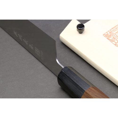  [아마존베스트]YOSHIHIRO Ice Hardened High Carbon Stainless Steel Wa Gyuto Japanese Chef Knife 8.25 (210mm)