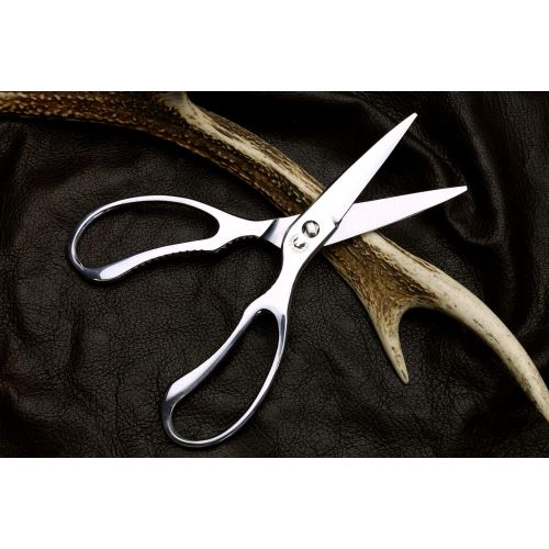  Yoshihiro All Stainless Steel Pull-Apart Japanese Kitchen Shears 7.5 Inch (190mm)