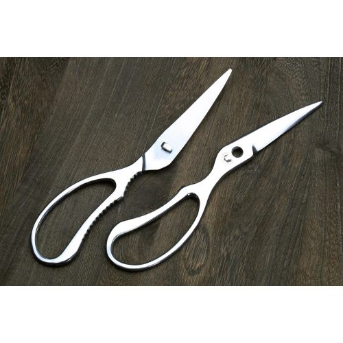  Yoshihiro All Stainless Steel Pull-Apart Japanese Kitchen Shears 7.5 Inch (190mm)