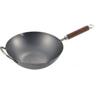 Yoshikawa 89917-8 Black Steel Beijing Wok, 12