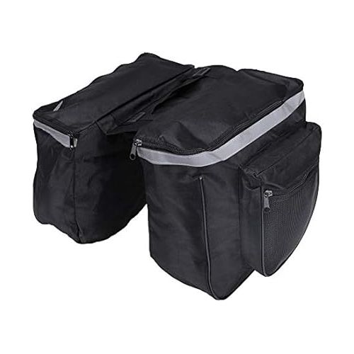  Bag, Waterproof Bike Rear Seat Trunk Bag Bike Bag Panniers Multifunction Double Road Mountain Bike Bag Rear Seat Trunk Bag