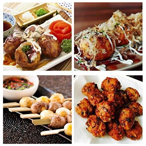  Yosoo Aluminium Takoyaki Grill Pan Non-Stick Octopus Grill Tray Octopus Ball / Pfannkuchen Maker Backform 12 Loecher