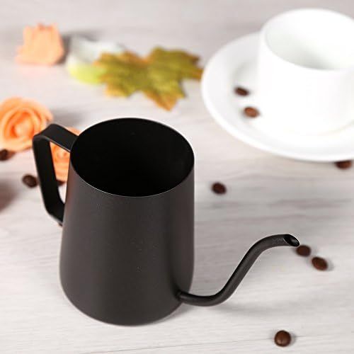  Yosoo Edelstahl Wasserkessel Aus Edelstahl Teekessel Kaffeekanne TeekanneGiessen UEber Kaffee Tropfenfanger Auslauf Wasserkocher (Abmessung : 350ml)