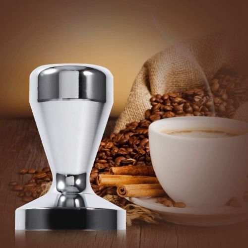  Yosoo Edelstahl Kaffee Stab Barista Espresso Tamper 51mm Kaffeebohne Presse Werkzeug flache Unterseite