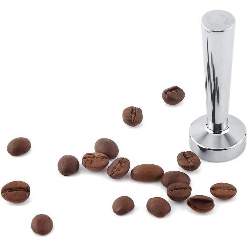  Yosoo Coffee Hammer Stainless Steel Solid Hand Silver Rust-Proof Espresso Coffee Tamper Tool for Capsule Machine 1Pc