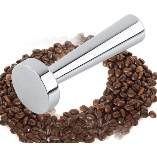  Yosoo Coffee Hammer Stainless Steel Solid Hand Silver Rust-Proof Espresso Coffee Tamper Tool for Capsule Machine 1Pc