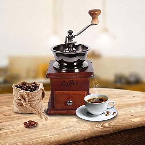  [아마존베스트]Yosoo Coffee Grinder Manual Retro Style Ceramic Grinder for Coffee Beans Pepper and Other Spices