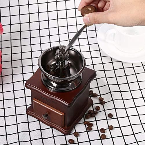  [아마존베스트]Yosoo Coffee Grinder Manual Retro Style Ceramic Grinder for Coffee Beans Pepper and Other Spices