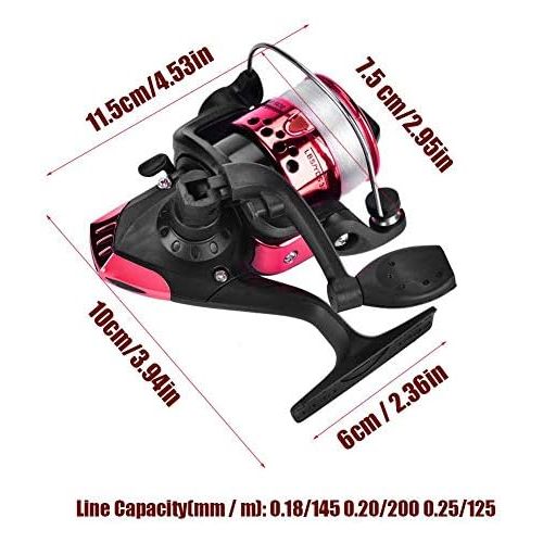  [아마존베스트]Yosoo Health Gear Fishing Reel, Lightweight Spinning Reel, Saltwater Spinning Reel with Non-Slip Handle Design, Suitable for Reel Rod, Raft Rod, Short Sea Rod