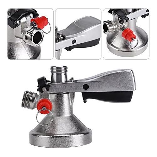  [아마존베스트]Yosoo G Barrel Coupling Beer Stainless Steel Distributor Beer Faucet