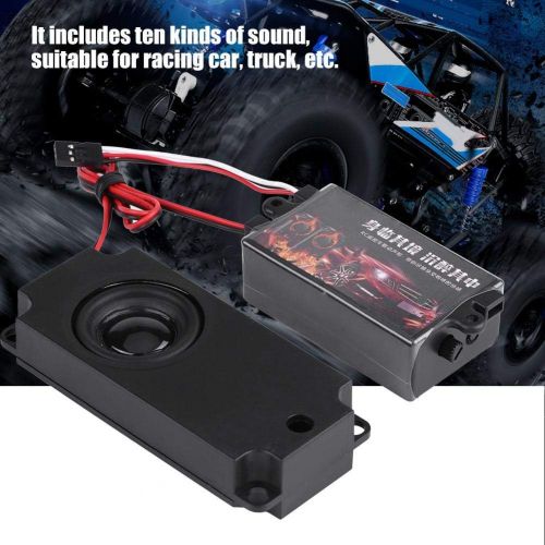  Yosoo Engine Sound Simulator, RC Car Engine Sound Simulated Module Set Simulator with Speaker for 1/10 Vehicle Cars Model Simulated Module Set (RC Model Part & Acces)