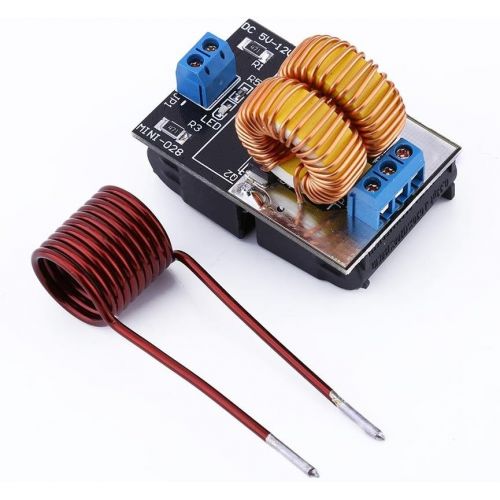  Yosoo 5V-12V ZVS Low Voltage Heating Power Supply Module,Induction Power Heating Supply Module,with Heating Coil Power Supply