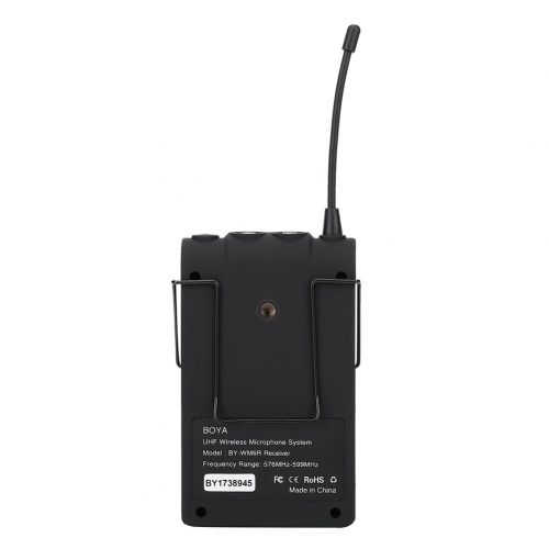  Yosoo- Wireless Interview Microphone Receiver with 0.14 Inch Headphone Jack for Camcorder Video DSLR Camera Smart Phone