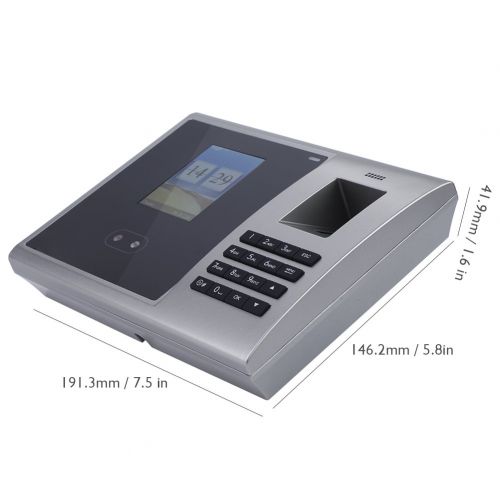  Yosoo- 2.8 TFT Face Recognition Attendance Machine, Fingerprint Management Machine Employee Checking-in Payroll Recorder Access Control System(US)