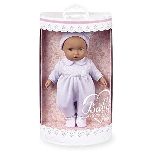  You&Me You & Me Baby So Sweet Nursery Doll Precious African American in Lavender