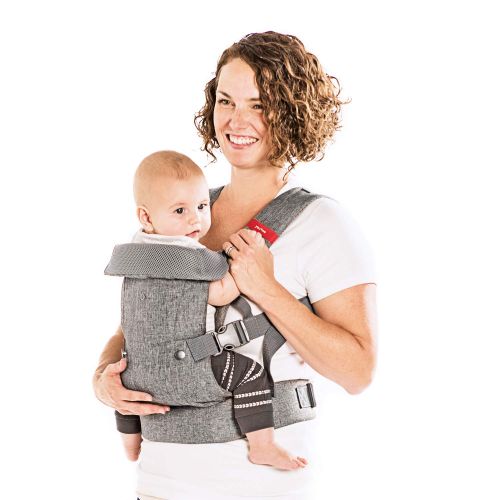  You + Me Baby Carrier You+Me 4-in-1 Ergonomic Baby Carrier, 8 - 32 lbs (Grey Mesh)