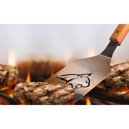  YouTheFan NCAA 18 Stainless Steel Sportula (Spatula) with Bottle Opener - Classic Series