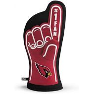 YouTheFan NFL #1 Oven Mitt: 13.25 x 6.5 Heat Resistant 100% Quilted Cotton Team Oven Mitt