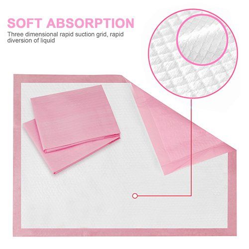  Youbaby Baby Disposable Changing Pad, 20Pack Soft Waterproof Mat, Portable Diaper Changing Table & Mat, Leak-Proof Breathable Underpads Mattress Play Pad Sheet Protector(13 18)