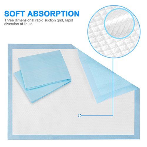  Youbaby Baby Disposable Changing Pad, 20Pack Soft Waterproof Mat, Portable Diaper Changing Table & Mat, Leak-Proof Breathable Underpads Mattress Play Pad Sheet Protector(13 18)