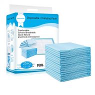 [아마존베스트]Youchoice Disposable Changing Pads Mats, Soft and Waterproof Leak-Proof Breathable Disposable Underpads for...
