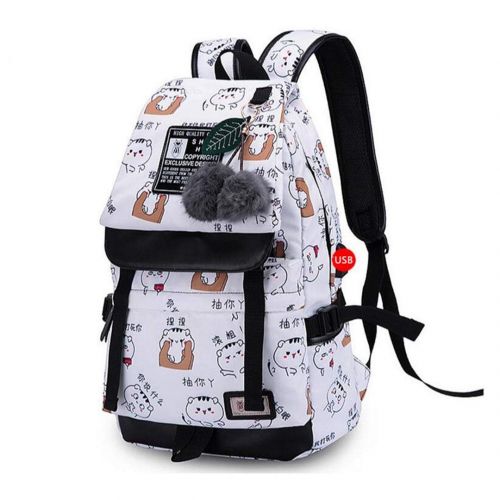  Youfstgews Black Laptop Backpack Women Travel Bags Fashion Ballon Printing School Backpack For Girls black butterfly