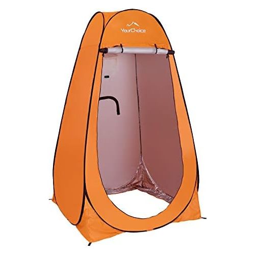  Your Choice Privacy Tent - Pop Up Shower Changing Toilet Tent Portable Camping Privacy Shelters Room 6.2 FT Tall with Carrying Bag for Outdoors Indoors