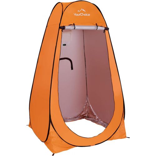  Your Choice Privacy Tent - Pop Up Shower Changing Toilet Tent Portable Camping Privacy Shelters Room 6.2 FT Tall with Carrying Bag for Outdoors Indoors