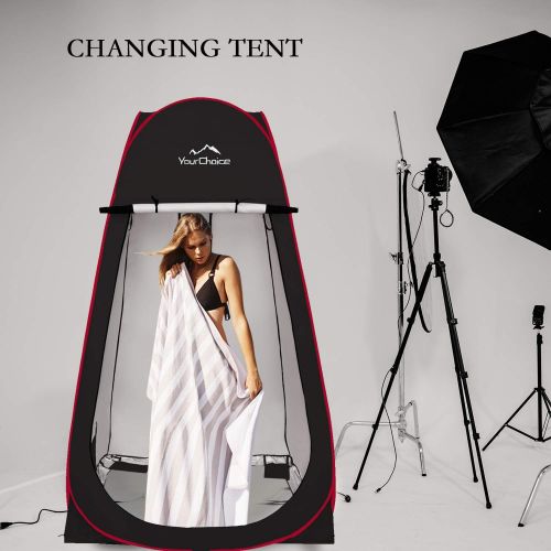  [아마존베스트]Your Choice 6.89FT Large Size Pop Up Privacy Tent - Camping Shower Changing Tent, Portable Bathroom Toilet Room