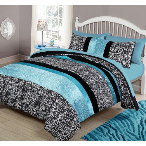  Your Zone Zebra Bedding Comforter Set