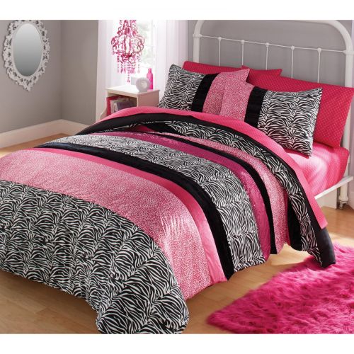  Your Zone Zebra Bedding Comforter Set